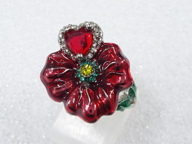 COLORED STONE FASHION RING / JP SIZE 10